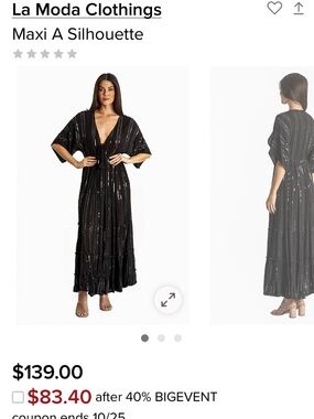 La Moda dress/beach Cover up